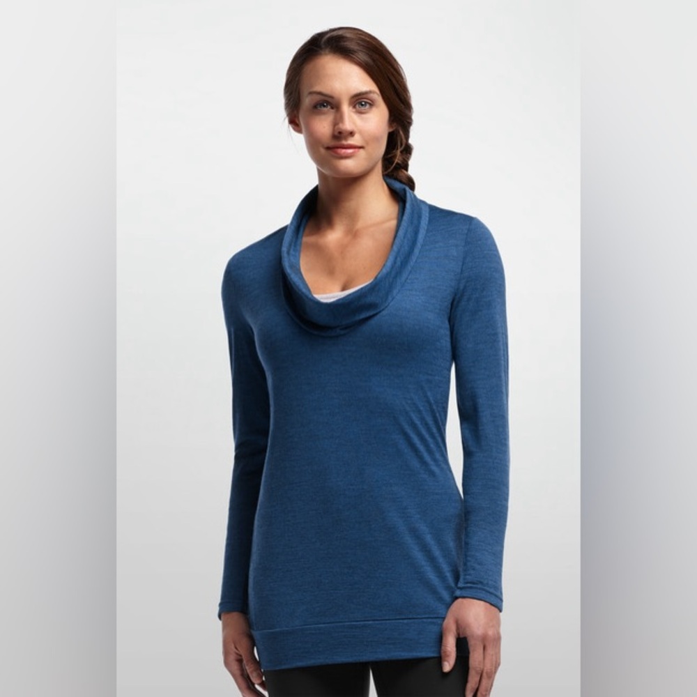 Icebreaker 100% merino cowl neck🪐equinox - Picture 6 of 9